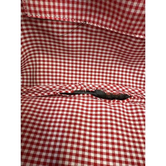 Atenti Brown Faux Fur Shag Weekender Overnight Travel Bag Red Trim Vintage - Picture 10 of 13